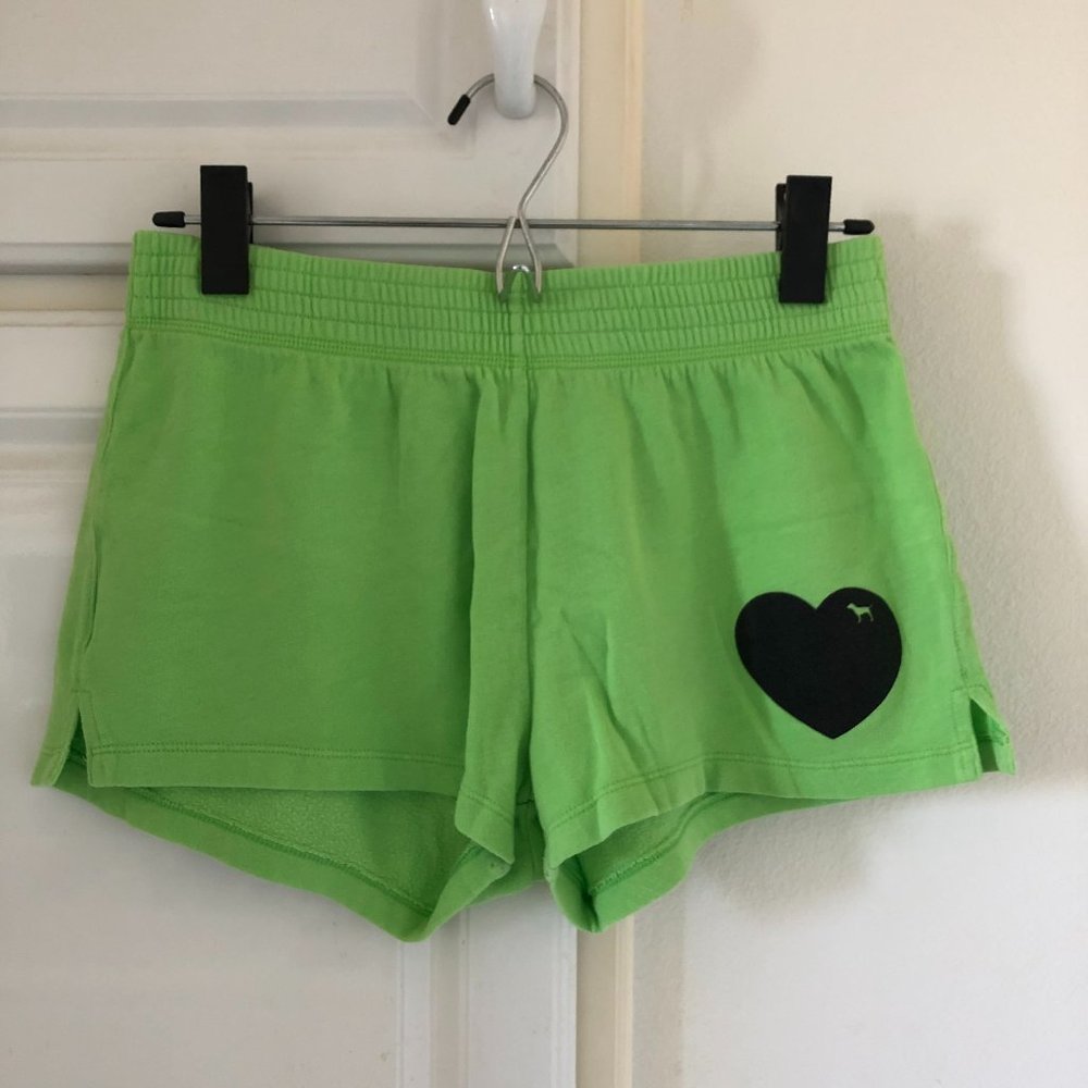‼️SOLD‼️ Victoria's Secret PINK Bright Green Shorts